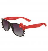 Black And Red Kitty Bow Sunglasses