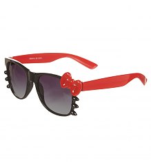 Black And Red Kitty Bow Sunglasses [View details]