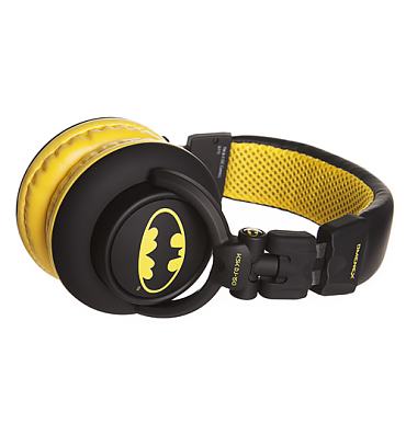Black DC Comics Batman DJ Headphones