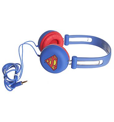 Blue DC Comics Superman Headphones