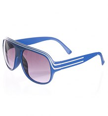 Blue Retro Millionaire Aviator Sunglasses [View details]