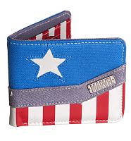 Captain America Logo Canvas Wallet