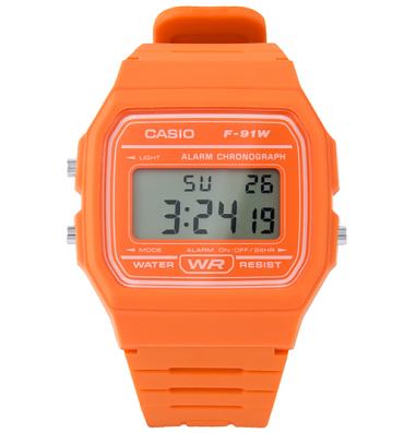 Casio Classic Orange Watch