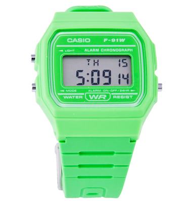 Classic Retro Bright Green Watch from Casio