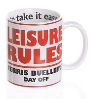 Ferris Bueller Leisure Rules Mug