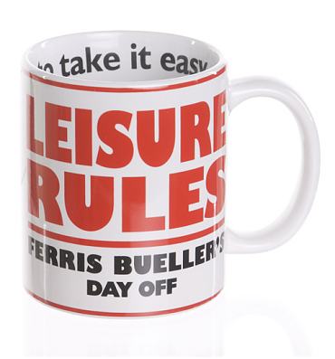 Ferris Bueller Leisure Rules Mug