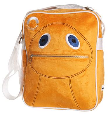 Furry Orange Zippy Rainbow Flight Bag