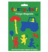 Fuzzy Felt Fridge Magnets