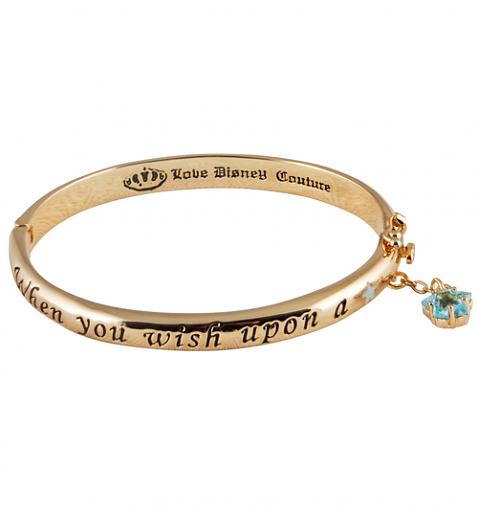 Gold Plated Pinocchio When You Wish Upon A Star BangleDisney Couture 
