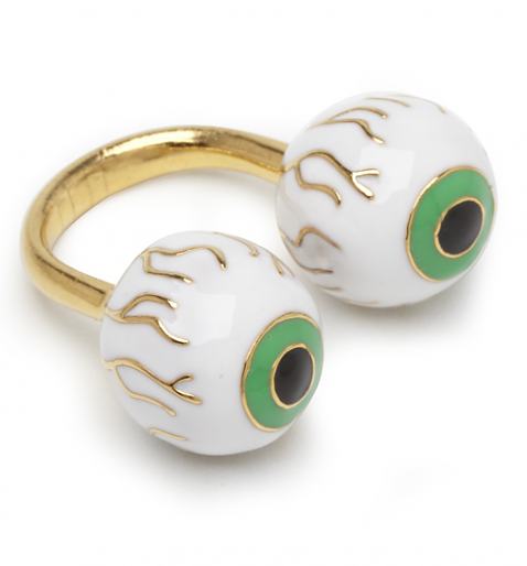 Gold Revenge Of The Eyeballs Ring from Me & Zena