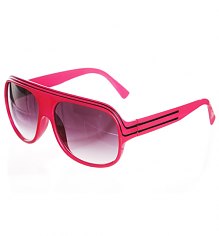 Hot Pink Retro Millionaire Aviator Sunglasses [View details]