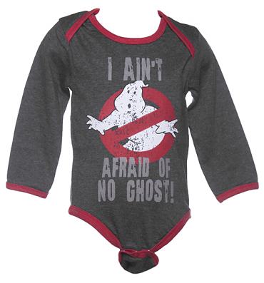 Kids I Ain't Afraid Of No Ghosts Ghostbusters Babygrow from Fabric Flavours