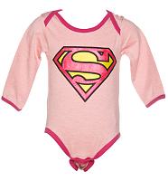 Kids Supergirl Babygrow from Fabric Flavours