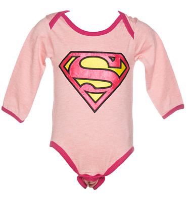 Kids Supergirl Babygrow from Fabric Flavours