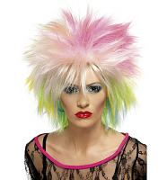 Ladies 80's Cute Rainbow Wig