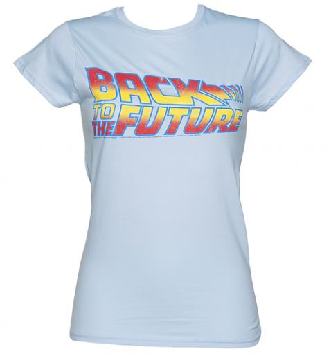 Ladies Back To The Future Logo TShirt