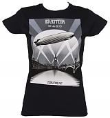 Ladies Black Led Zeppelin Mothership T-Shirt