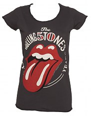 Ladies Charcoal Fifty Years Rolling Stones T-Shirt from Amplified Vintage [View details]