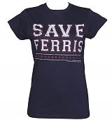 Ladies Ferris Bueller's Day Off Save Ferris T-Shirt