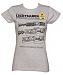 Ladies Grey Marl Haynes Manual Light Saber Technical Drawing Star Wars T-Shirt