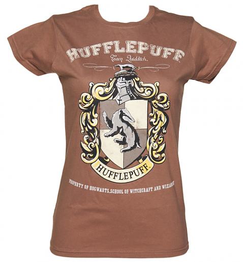 Ladies Harry Potter Hufflepuff Team Quidditch TShirt