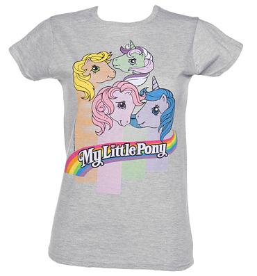 Ladies My Little Pony Stripes T-Shirt