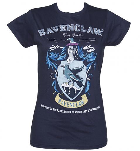 Ladies Navy Harry Potter Ravenclaw Team Quidditch TShirt