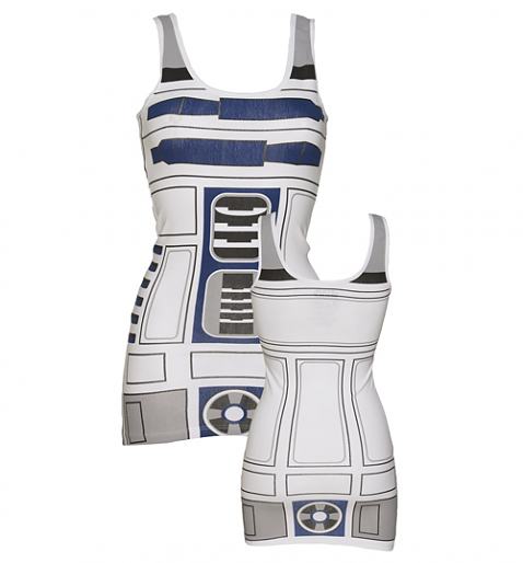 Ladies R2-D2 Star Wars Longline Vest