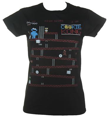 Ladies Sesame Street Cookie Kong T-Shirt