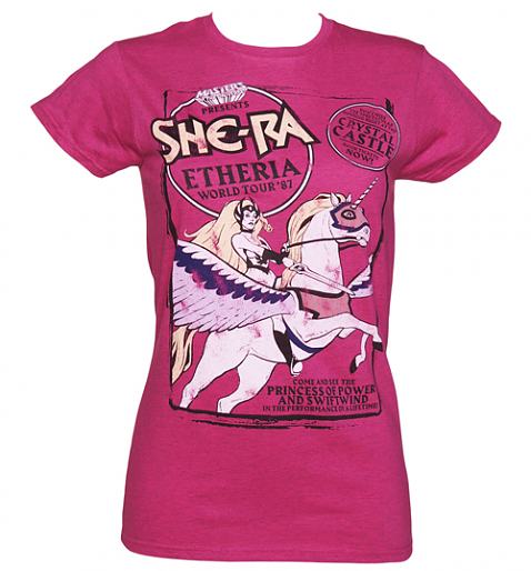 Ladies She-Ra Etheria World Tour 87 T-Shirt from TruffleShuffle
