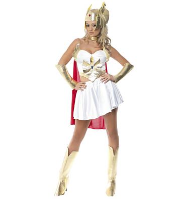 Ladies She-Ra Fancy Dress Costume