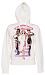 Ladies White Clueless Hoodie