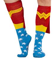 Ladies Wonder Woman Caped Knee High Socks