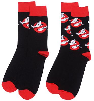 Men's 2pk Ghostbusters Logo Socks