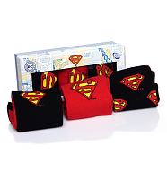 Men's 3pk Superman Socks Gift Set