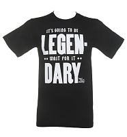 Men's Black Barney Stinson LEGENDARY How I Met Your Mother T-Shirt