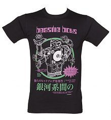 Men's Black Beastie Boys Robot T-Shirt [View details]