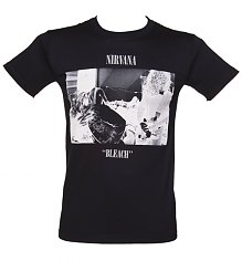 Men's Black Bleach Nirvana T-Shirt [View details]