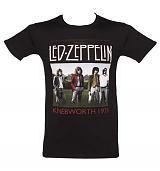 Men's Black Knebworth 1979 Led Zeppelin T-Shirt