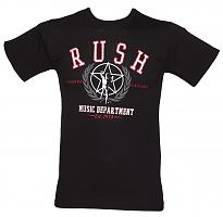 Men's Black Rush Music Dept T-Shirt