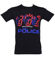 Men's Black The Police T-Shirt