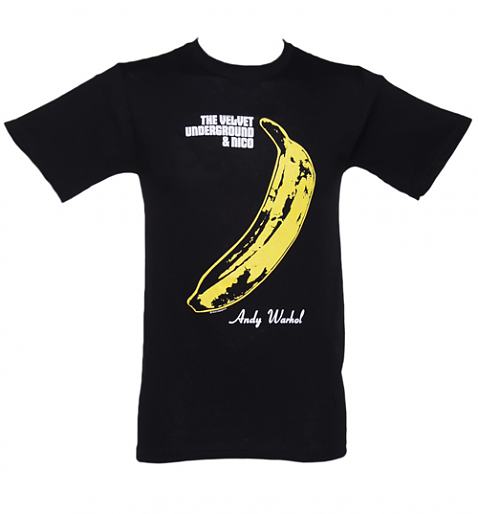 Men's Black Velvet Underground Warhol T-Shirt
