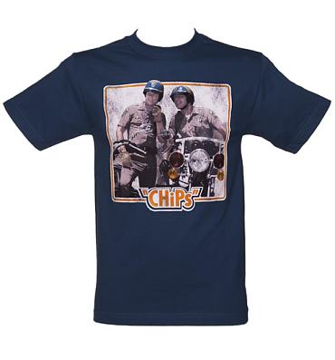 Men's Navy CHiPS T-Shirt