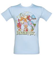 Men's Blue Fraggle Rock Characters T-Shirt