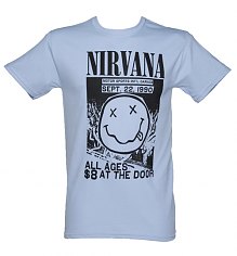 Men's Blue Nirvana Poster T-Shirt [View details]