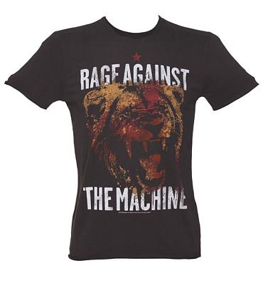 Men's Charcoal Rage Against The Machine T-Shirt from Amplified Vintage