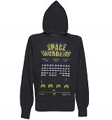 Men's Charcoal Space Invaders Vintage Hoodie
