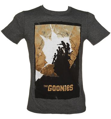 Men's Goonies Map Poster T-Shirt