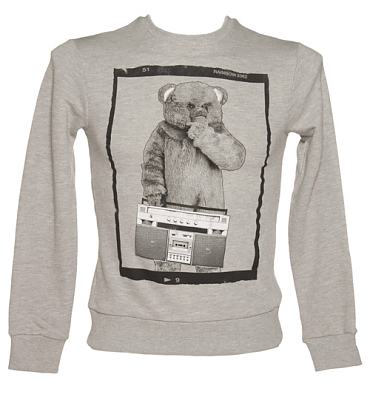 Men's Grey Boombox Bungle Sweater