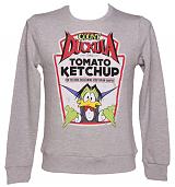 Men's Grey Count Duckula Ketchup Sweater
